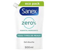 Sanex Zero% Recharge Gel Douche Hydratant Pour Tous Types De Peaux 500ml