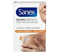 SANEX - Soin Douche Solide BiomeProtect Hypoallergénique - Soin Douche Solide Prébiotique Sans Savon