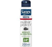 SANEX - Spray Déodorant Men Natur Protect Respect & Control - Déodorant pour Homme à la Pierre d'Alun - Efficacité 24 h - 200 ml - Lot de 2