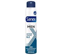 SANEX - Spray Homme Anti-transpirant longue durée, Protection Efficace et Fraîcheur Active (150 ml) - Le Lot De 3