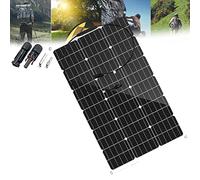 SANFAG Panneau Solaire 400w-800w, Module Solaire Monocristallin Flexible 40a Contrôleur Charge, Kit indépendant du Réseau, Système Solaire Module Photovoltaïque pour Camping en Plein Air,1x400W