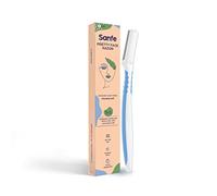Sanfe Pretty Face Rasoir pour épilation sans douleur du visage - Lot de 1 | Lèvres supérieures, menton, duvet de pêche - Lame en acier inoxydable, prise ferme