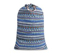 SANFERGE Sac à linge extra large avec cordon de serrage et poignée, sac de voyage robuste pour linge sale et linge domestique, doublure durable indéchirable, 22 motifs (71,1 x 101,6 cm)