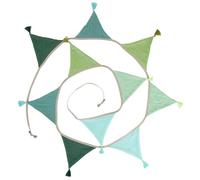 Sanfiyya Bannière de bruant, bannières de Drapeau en Tissu, bannière Triangle Fanion Drapeaux avec glap