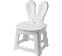 Sanfly Chaise Pliante pour Enfants avec Dossier, Tabouret Nordique, Escabeau en Plastique, Chaise D'étude, Basse, pour Salon, Meubles De Patio