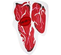 Sanfly Costume Imprimé De Steak D'anime, Costume De Carnaval d'halloween, Tenue De Viande Drôle pour Adulte, Nouveauté Alimentaire, Combinaisons De Cosplay, Robe