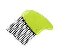 Sanfly Crinkle Slicer Acier Inoxydable Pomme De Terre Chip Couteau Frites Ondulées Pomme De Terre Crinkle Légumes Vagues Outil De Coupe