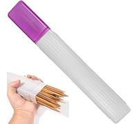 Sanfly Mallette De Rangement pour Épingles À Aiguilles À Tricoter, Grands Conteneurs De Tubes en Plastique Transparents, Boîte De Rangement pour Aiguilles À Tricoter pour Accessoires De