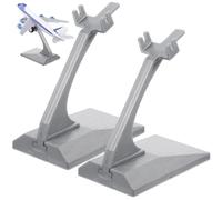 Sanfly Modèles D'aéronefs Supports, 2pcs Plastique Modèle Plan Afficher Support Universal Aircraft Plane Stand Mini Plane Model Portez pour Avion
