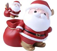 Sanfly Tirelire de noël en résine, Porte-Stylo du père noël, boîte de Rangement, Tirelire, boîte d'épargne, Ornement du père noël pour Enfants