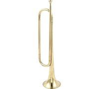 Sanfly Trompette en Laiton Clairon Corne De Cavalerie avec Embout Instrument De Musique pour Débutants pour Instrument De Musique D'orchestre Militaire De Bande Scolaire