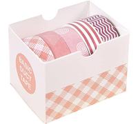 Sanfly Washi Tape Set Multi-modèle Décoratif 5 Rouleaux/boîte Washi Tape Pastel Washi Tape Making Scrapbooking Ruban Adhésif Fournitures