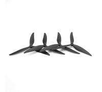 Sanfoelek 8040 Lot de 2 paires de traqueurs 8 x 4 x 3 20,3 cm 3 lames/hélice triple lame en fibre de verre et nylon pour drone télécommandé FPV de 20,3 cm