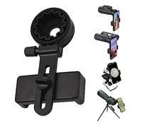 Sanfoelek Adaptateur universel pour téléphone portable pour jumelles, microscope monoculaire, télescope avec clip de téléphone