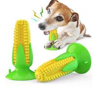 Sanfoelek Jouet à mâcher pour chien avec ventouse de maïs Jouet interactif avec son pour aider le nettoyage des dents l'entraînement à la mastication Convient pour les grands petits chiens Le meilleur