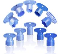 Sanfoelek Lot de 10 clés de démontage de clé d'aérateur de robinet M16.518.521.522.524, clé d'aérateur de robinet encastrée pour aérateurs de cache