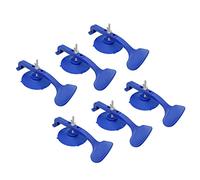 Sanfoelek Lot de 6 pinces à ventouse pour pare-brise en verre convertible
