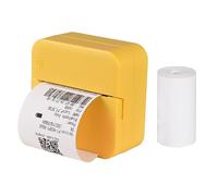 Sanfoelek Mini imprimante thermique de poche multifonction portable 203 DPI Impression photo instantanée Prise en charge de la connexion BT pour smartphone avec 1 rouleau de papier 57 mm Compatible