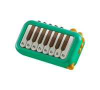 Sanfoelek Mini piano électronique de poche à 15 touches en un clic entre 3 tonalités différentes - Instrument de musique portable intéressant pour voyage, maison, camping en plein air