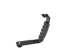 Sanfoelek Support d'extension de cardan en forme de L avec 2 supports de sabot de rechange pour DJI OSMO Mobile Smooth 4 stabilisateur de cardan pour microphone et lumière vidéo