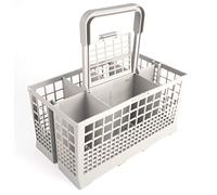 Sanfor SF Panier universel à couverts pour lave-vaisselle | 24 x 13,50 x 12,50 cm | Sept compartiments | Gris | Taille unique