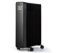 Klarstein Sanford Smart 2500W Radiateur à Bain d'Huile 11 Éléments Noir