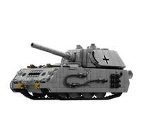 SANFUNET Blocs de Construction de Chars, Plus de 802 pièces, modèle de Char Lourd Panzer VIII Maus, Blocs emboîtables, kit MOC, Jouet de Construction Compatible avec Les Grandes Marques