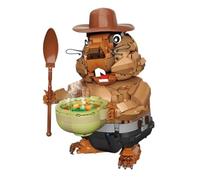 SANFUNET Blocs de Construction pour Cuisiner Un Castor, Jouet de Construction Animalier avec marmite et cuillère, Ensemble de Blocs de Construction créatifs pour Ados et collectionneurs-1464 PCS