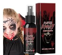 Sang de scène, sang de vampire, Pulvérisation de plasma simulée pour Halloween, Maquillage simulé d'éclaboussures de sang, faux Spray de maquillage sanguin pour Performance Halloween