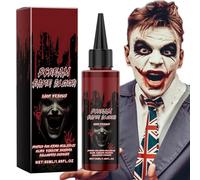 Sang de vampire lavable pour vêtements | Gouttes de sang artificielles d'Halloween - Gouttes de couleur de sang - Faux sang de vampire lavable pour cicatrices de zombie cosmétiques