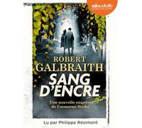 Sang d'encre: Livre audio 4 CD MP3