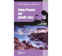 Sang d'encre sur granit rose