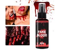Sang Factice Lavable - 5cl Accessoires Faux Halloween Performance Scénique | Sang Artificiel pour Déguisement pour Conventions Comics Maisons Hantées Carnaval Théâtre Cinéma École Photo | Passionnés H