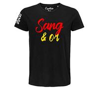 Sang & Or | T-Shirt Foot 100% Coton Bio | idée Cadeau Football Originale pour Supporter lensois/RC Lens (as4, Alpha, m, Regular, Regular, M)