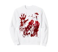 Sang T Shirt Main Éclaboussures de Sang Zombie Horreur Sweatshirt