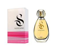 SANGADO Pure Gold - Extrait de parfum femme 50 ml, fruité floral, tenue 8-12 h