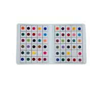 SANGAM Indien Bindi Front Tatouages Autocollant Rouge Bindi 6 Paquets Bindi Dots Tatouages Autocollant Bindi Tikka Bollywood Party Mix Taille Front Autocollants Indien Ethnique Bijoux De Mode