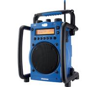 Sangean AM/FM-RBDS/Alerte Météo Bluetooth/Aux-in Radio de réglage numérique Ultra Robuste Rechargeable, Bleu/Noir, 16.20in. x 11.00in. x 10.80in.