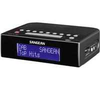 Sangean DCR-89+ Radio-réveil DAB+, FM AUX, USB fonction réveil noir
