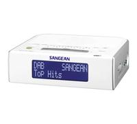 Sangean Radio-réveil DCR-89+ DAB+/FM AUX Horloge intégrée Blanc
