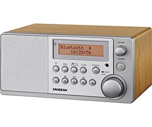 Sangean DDR 31bt Bluetooth Radio Table (Dab +, FM-RDS, AUX-in) Noyer