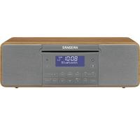 Sangean Radio numérique DDR-47BT – Bluetooth, châssis bois, lecteur MP3, 20 stations préprogrammées