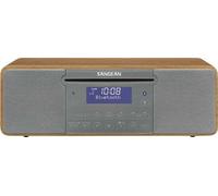 Sangean DDR-47BT Chaîne stéréo portable numérique 14 W DAB+, FM Gris, Noyer Lecture MP3