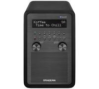 Sangean DDR-60 Radio de table DAB+, DAB, FM AUX, Bluetooth, NFC avec télécommande, fonction réveil noir