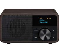 Radio DAB+ - SANGEAN - GENUINE MINI DAB+ - Bluetooth - AUX in - Boîtier en bois noir