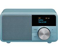 Sangean Radio de table Genuine Mini DDR-7 – DAB+, FM, AUX, Bluetooth – Turquoise