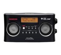 Sangean DPR-25 Radio stéréo portable DAB/FM-RDS Rechargeable Noir