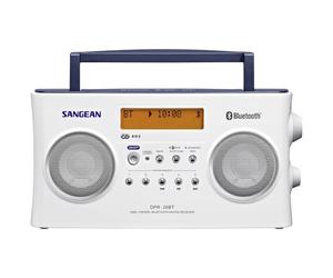 Sangean DPR 26 BT Radio/Radio-réveil MP3, Blanc