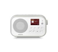 Sangean DPR-42BT White-Grey Radio portative DAB+, FM Bluetooth blanc, gris G