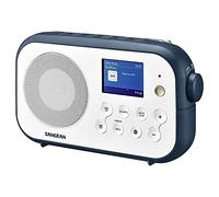 Sangean DPR-42BT White-Ink Blue Radio portative DAB+, FM Bluetooth blanc, bleu foncé G